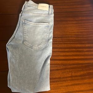Express skinny mid rise jeans